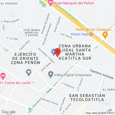 Wild Animal Vet Sucursal Iztapalapa map