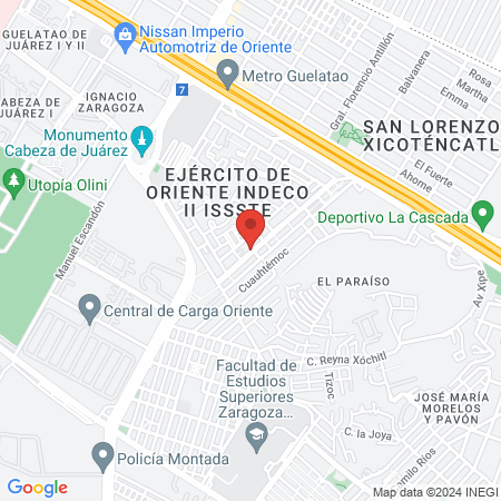 Consultorio dental Oriente map