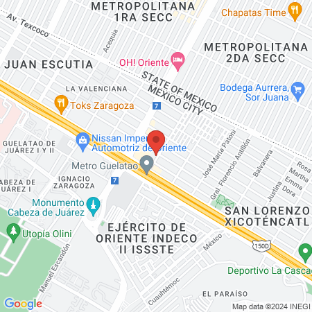 Cirujano Dentista Sarahi Ramirez map