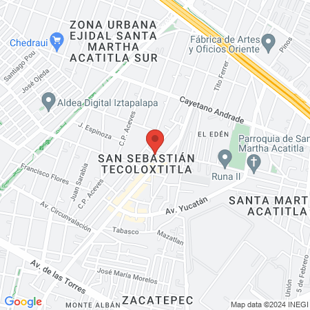 Servicio Médico Integral map