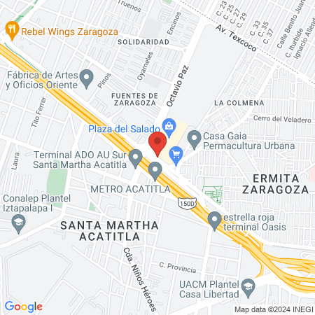 Brackets México map