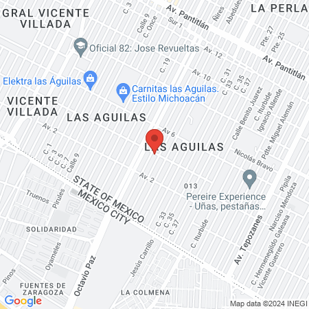 Shiny Smile Dental MX map