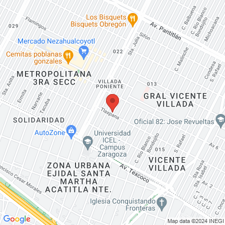 Castillo Valentin Maria Elena map