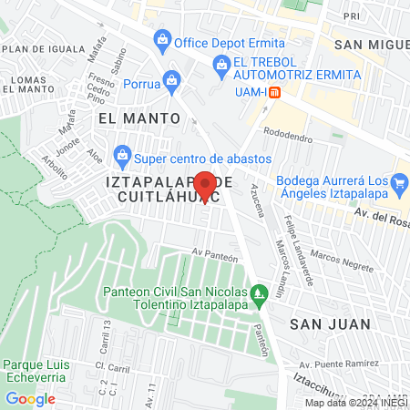 Consultorio de Especialidades Iztapalapa map