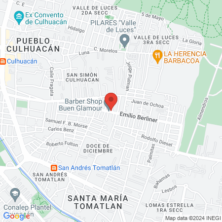 Buen glamour spa and nails map
