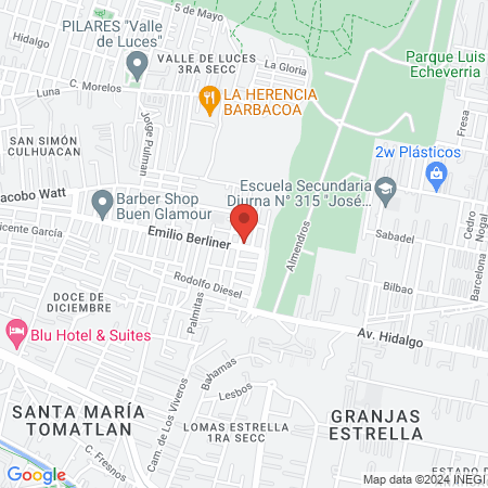 Barber Shop "Paris" map