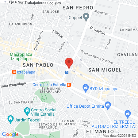 Consultorios de Medicina General del Sector Privado map