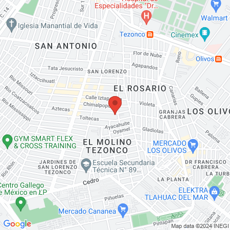 Salón de Belleza YAVS map
