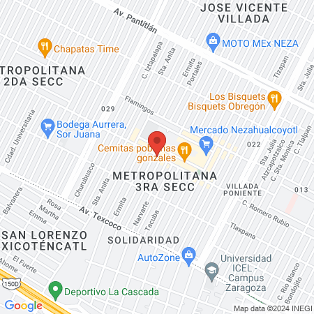servicios veterinarios integrales "CHIQUILUC" map