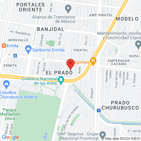 Odontología Infantil Dra. Vianney Gonzalez map