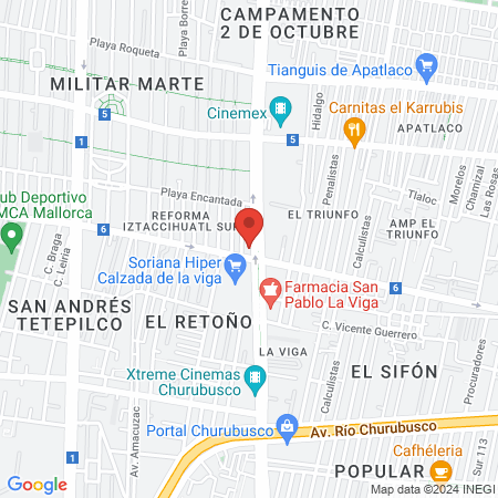 CENCALLI Clínica Dental map