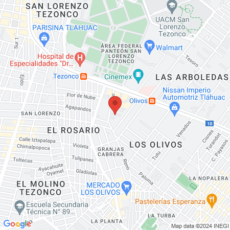 Dra. Gabriela Perez Paniagua (Red Odontológica) map