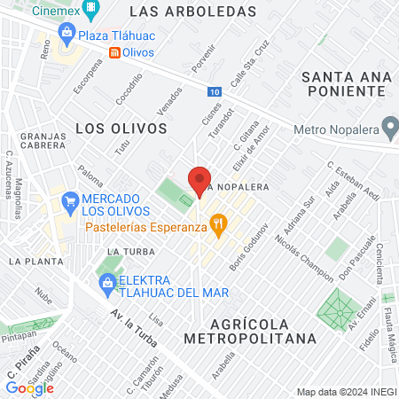 Veterinaria Cem Anáhuac map