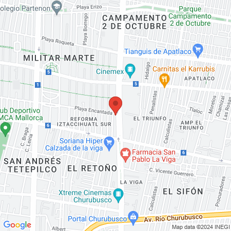 Laboratorios Dental Gemma map