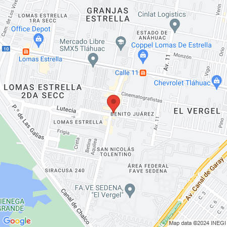 Barbería y Estética Dennis map