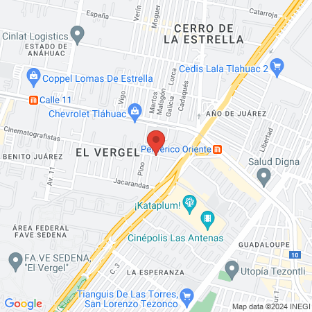 Consultorio Dental Especializado By: Dra. Martinez G. map