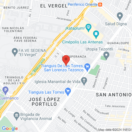 Consultorio Médico Jardines map