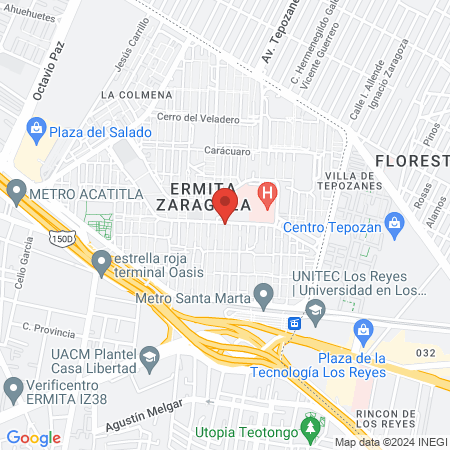Trenzas Laura Urbina CDMX map