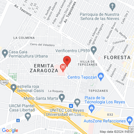 Ortopedia Ermita map