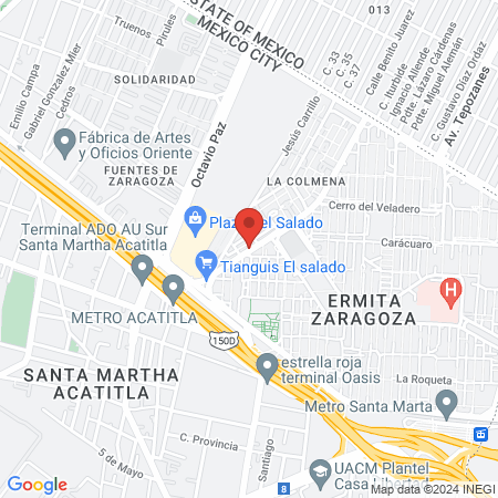 Grandes Huellas Podólogos map