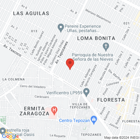 Dr. Marco Antonio Treviño Rivera, Ortopedista map