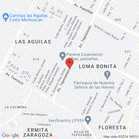 Clínica Nuestra Señora del Carmen map