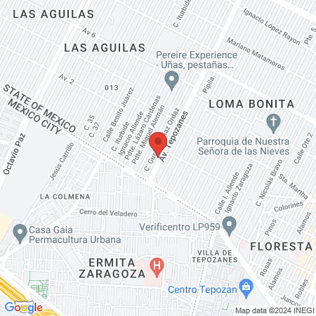 Veterinaria Los Vaqueros map