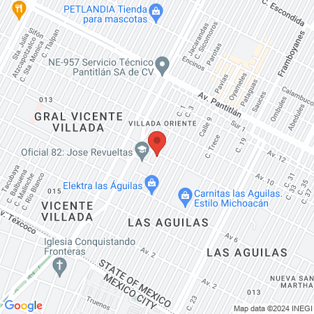 Bernabe Estrada Lievano map