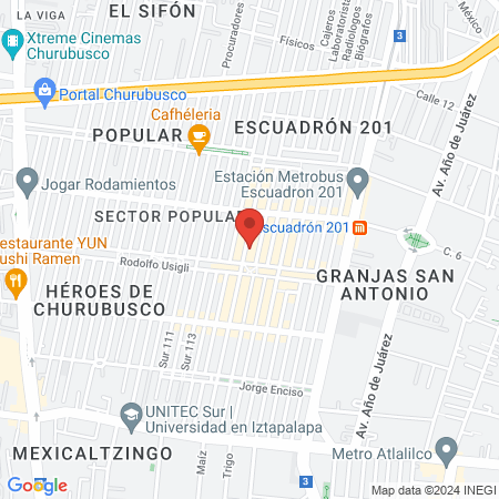 Salón BelleStetik map