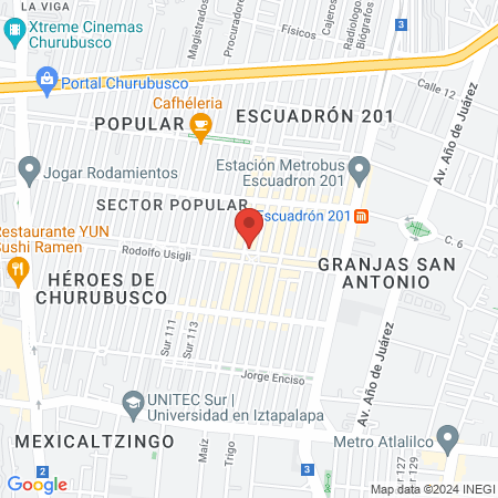 Training Fitness center-Gym Mexico map