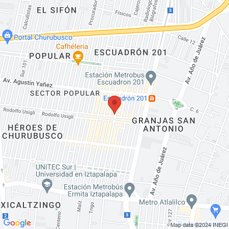 Dra. Rocio A. Henríquez Luz y Valdés map