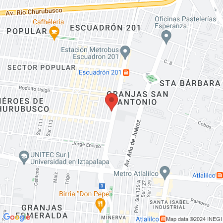 Rosas Castillo Arturo map