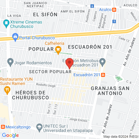 Dentistearte Sector Popular map