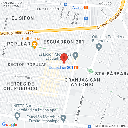 Dra. Rebeca Jimenez Larios map