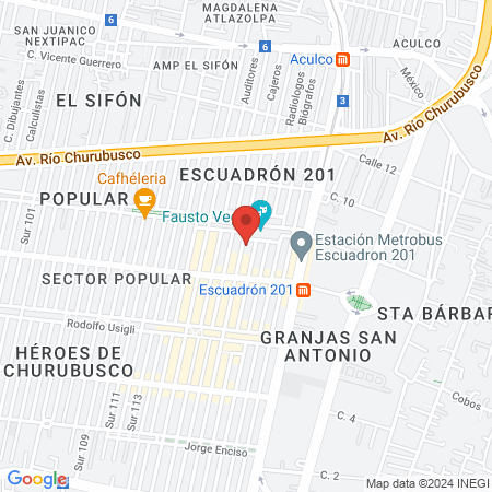 Dr. Juan Augusto Zavala Cortes map