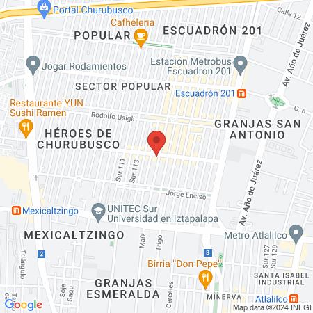 Podología Radames map