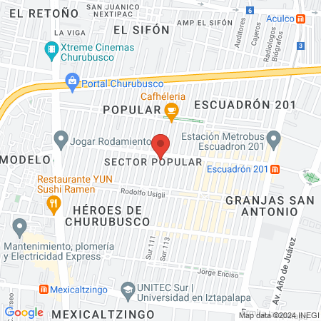 PODOLOGÍA DÍAZ (ESCUADRON 201-IZTAPALAPA) map