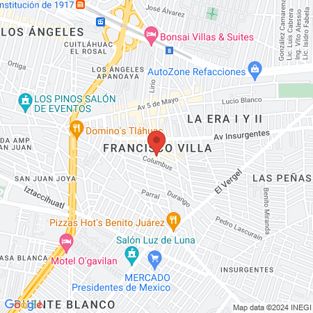 Estética New Look map