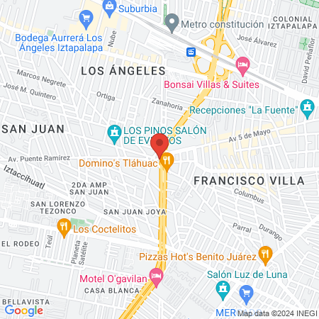 Barbería club México map