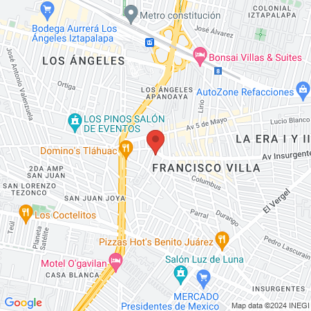 Consultorio Dental DENTAL White map