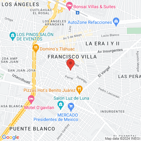 Quiropráctico Fisioterapeuta Arturo Amador H map