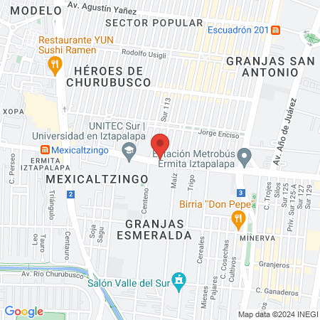 Clínica de Especialidades Odontologicas A-P map