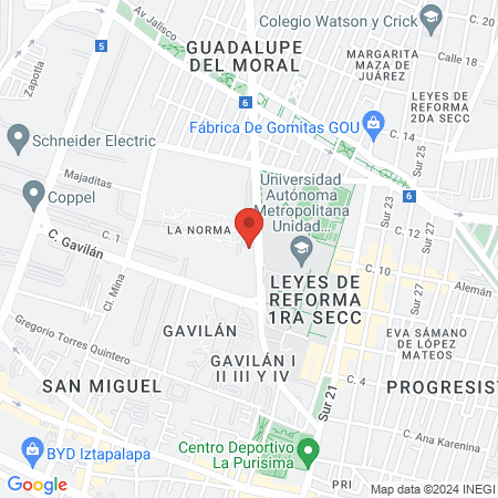 Bodyskin Real del Moral map