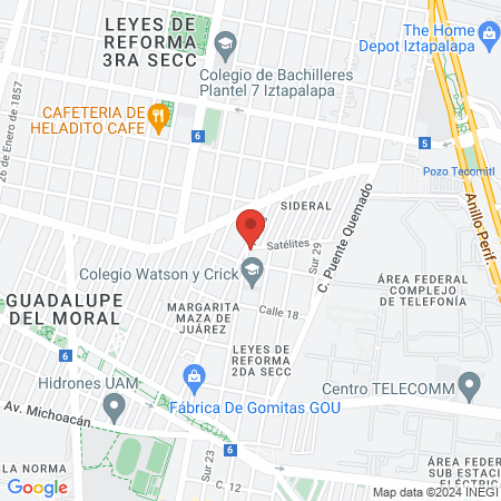 Barbería Bereshit map