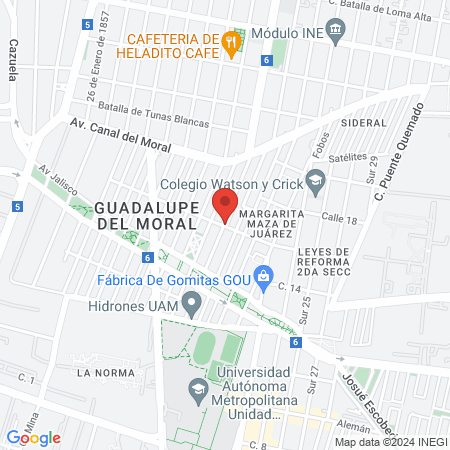 CENTRO MÉDICO VETERINARIO DE ORIENTE map