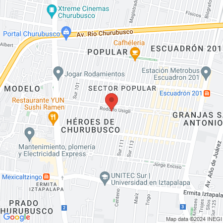 Estetica Simoné map