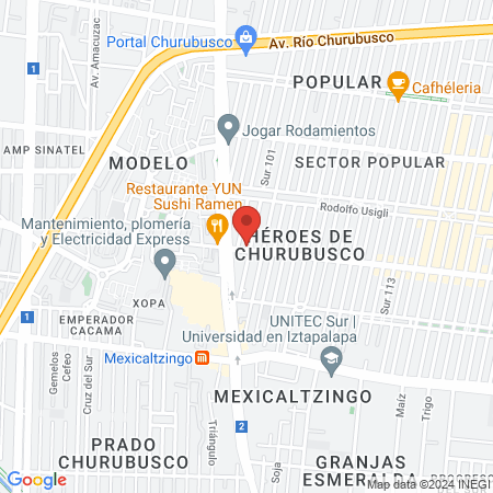 On Make Up and Hair map