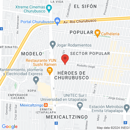 Dent Perfect Iztapalapa map