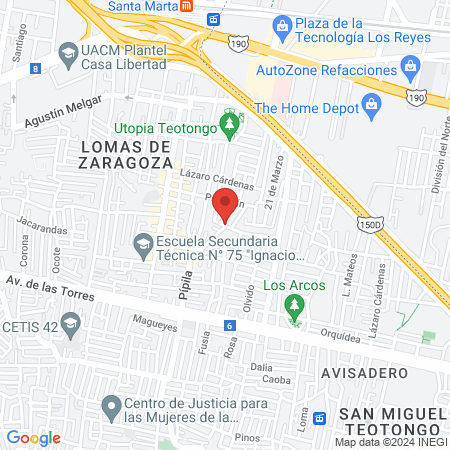 Campeones Del Mundo Boxing Club map