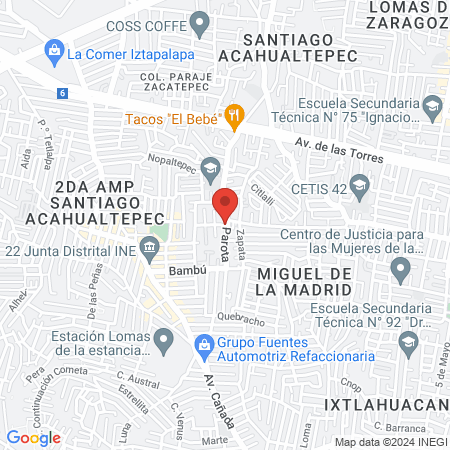 Consultorio Dental "Dr. Ricardo Perez Flores" map